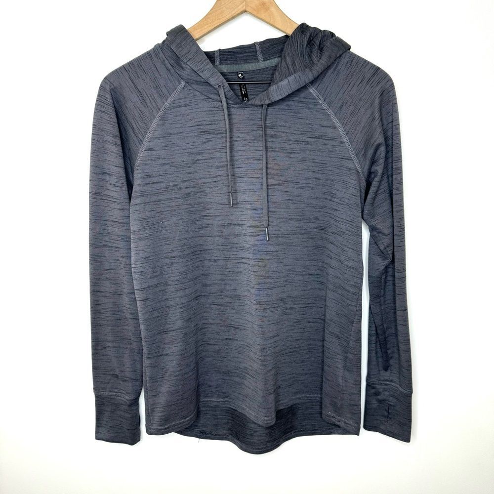Kuhl Womens Medium Vara Hoody Hoodie Lightweight Pullover Gray 4241 Polyester